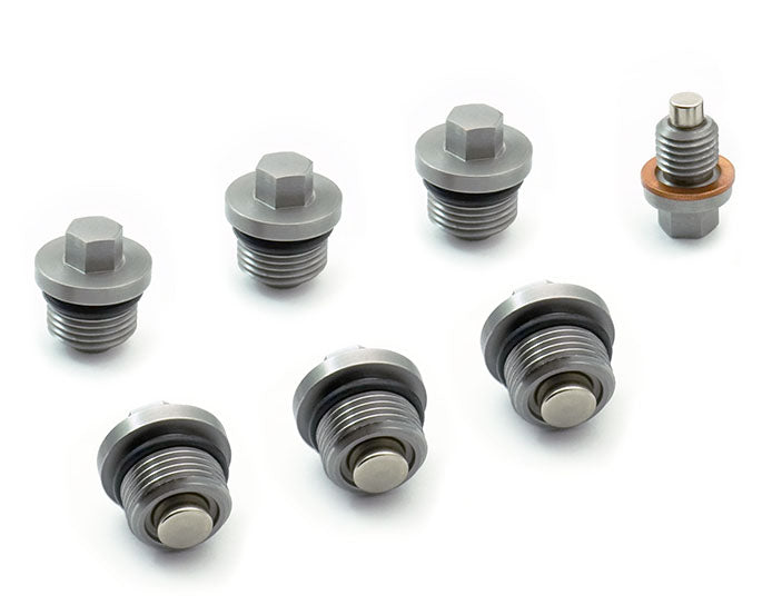 Pro R magnetic drain plug set